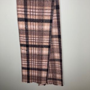 Plaid Wool Scarf